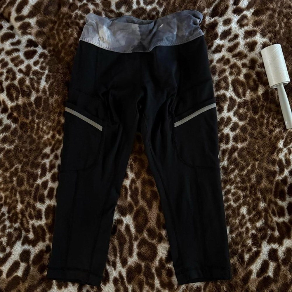 lululemon crop capri leggings size 4